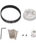 DIY Electric Skateboard Synchronous Gear And Belt Kit With Aluminum Alloy Construction For High Performance Durable Transmission Upgrade