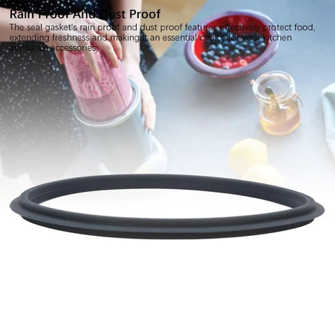 Seal Gasket Replacement Silicone O Ring For Kitchen Appliances, showing black circular food grade silicone sealing ring