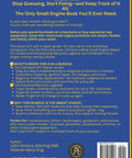 Back cover of Small Engine Repair Manual And Maintenance Logbook Two In One DIY Guide with troubleshooting steps and features.