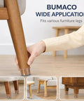 20 Pack Chair Leg Floor Protectors Silicone Pads For Hardwood Floors Clear Universal Fit For Round And Square Chair Legs 1.31 Inches To 2 Inches Durable Floor Saver Cushioned Pads on wooden chair leg