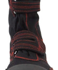 Front view of Japanese Tabi Safety Boots For Men 9.5W US 27cm, showing black durable work footwear with non-slip grip sole.