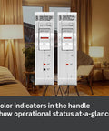 30 Amp 1 Pole Plug On Circuit Breaker Thermal Magnetic 120 Volt For Load Center With Color Indicator Handle And Easy Wiring LB130T White UL Listed