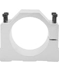 80mm Spindle Mount CNC Spindle Holder And Clamp Bracket With Rock Solid Heavy Duty Motor Base Support For Motion Control, CNC Machining Clamp Mount, Electroplated Finish, Includes 4 Screws.