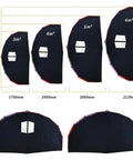 Inflatable Surf Wing For Kitesurfing And Foil Surfing, Multipurpose Wing With Window, sizes from 3m² to 6m² displayed on chart