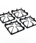 Replacement GE Stove Top Grates 8.4 x 8.46 Inches Cast Iron Matte Enamel 4 Pack GE Burner Grates Set