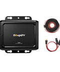 Hella Fast 600W Alternator Charger For Portable Power Stations 12V And 24V DC output with wires, compact black DC charger.