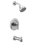 Gibson Chrome Pressure Balancing Eco Performance Showerhead With Handle And Tub Spout For A Fresh Spa Vibe Posi Temp Valve Required M Pact Compatible Trim Kit