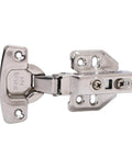 Rebound Soft Closing Cabinet Hinge, 3 Way Adjustable Frameless, Includes Installation Screws, Durable 304 Stainless Steel
