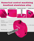 Numerical control machining anodized aluminum alloy with carbide inserts and hex key for Six Piece Pro Grade PVC Pipe Reamer Kit