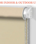 66 Foot Stainless Steel Ball Chain Kit 4.5mm Bead Chain installed on vertical window blind