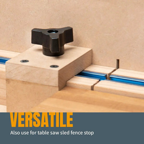 Double Cut Universal T Track Set For Workshop Jigs And Router Tables Four 36 Inch Sections With EZ Mount Predrilled Holes