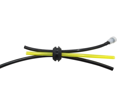 3 Hole Fuel Line Gas Tank Grommet 21mm ID Replacement For Trimmer And Power Blower Series Fits SRM 230 260 265 265S 265T