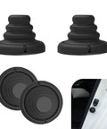 Heavy Duty Silicone Car Door Bumper Pads 4 Pack Silent Close Drop Seal, 1.38" rubber pads for door impact protection.