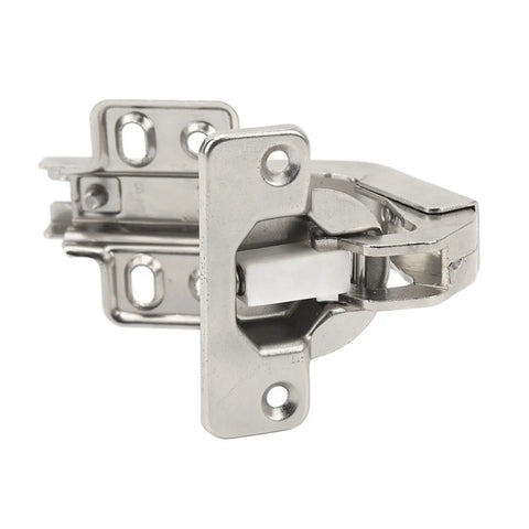 Premium 135 Degree Mesh Hinges For Screen Doors And Patio Net Frames Featuring Slick Soft Close Action And Rock Solid Steel Build That Takes The Daily Hustle Without Skipping A Beat Pack Of 2, close-up view showing hinge design.
