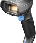IP52 Rated Gbt4500 Wireless Barcode Scanner With Bluetooth Imager showing scanning window and grip for easy use.