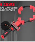 13 Ft Belt Band Clamp For Woodworking Quick Release Frame Clamp With 90 Degree Corner Pieces Heavy Duty Strap Clamp
