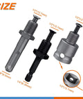 Beefy Keyed Drill Chuck Adapter Kit 1/2 Inch 20UNF With SDS Plus Shank 1/4 Inch Hex Shank and 1/2 Inch Socket Square Female