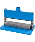 12 Inch Press Brake Attachment For Standard 12 And 20 Ton Hydraulic Workshop Presses 3 16th Inch Bending Thickness 0 To 90 Degree Adjustable Dual Spring Design Heavy Duty Steel Build Built To Last Fab Shop Ready Blue Finish