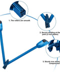 Pro Grade Standing Seam Roof Hand Seamer 475 Heavy Duty 2 In 1 Sheet Metal Bender with smooth rollers and secure welding