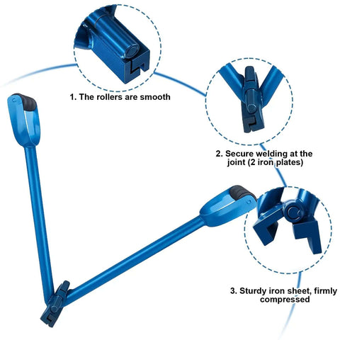 Pro Grade Standing Seam Roof Hand Seamer 475 Heavy Duty 2 In 1 Sheet Metal Bender with smooth rollers and secure welding