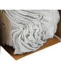Virgin White Cotton Shop Towels 50 Pack 14 By 13 Inch Rags For Oil Grease Water And Chemicals Washable And Reusable With Finished Edges Fray Free Wipe Downs For Auto Shop And Garage