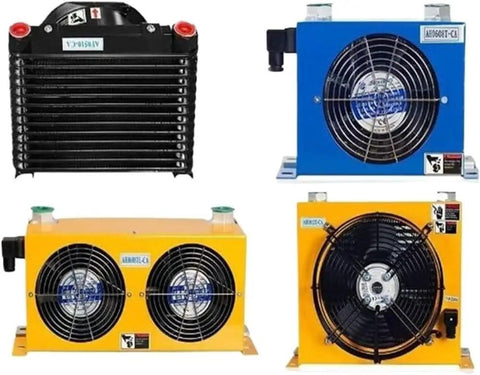 Hydraulic Air Cooler And Air Cooled Oil Radiator AF0510 DC24V, Heavy Duty Hydraulic Heat Exchanger For Industrial Machinery, Efficient Oil Cooling System For Equipment, Easy Install, Durable Performance