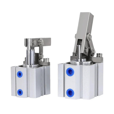 Top Shelf Pneumatic Clamp Cylinder Featuring Robust Leverage Rocker Arm Design Heavy Duty Air Powered Gripping Actuator Built Tough For Real Shop Floors Production Lines And Daily Industrial Grinds