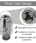 Heavy Duty Stud Remover And Extractor Tool For One Quarter To One Half Inch Bolts Grips And Removes Broken Rusted Round Off Painted Studs