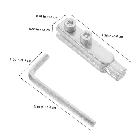Heavy Duty Broken Valve Screw Extractor Tool Kit With 2 Pieces For Removing Stripped Pipes And Damaged Threads From Faucets Water Lines And Plumbing Projects Without Wrecking The Whole Pipe, 2-piece silver metal set, 6 cm