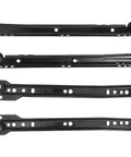 10 Inch Bottom Mount Drawer Slides For Dresser And Cabinet Repair Smooth Cold Rolled Steel Drawer Glides Durable Furniture Guide Rails 1 Set