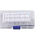 Plastic case with open spring washers set, Open Spring Washers And Split Lock Washer Set, 480 Pcs Mechanical Fastener Kit