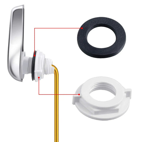 Universal 2 Inch Toilet Flapper Replacement Kit With Lever Handle Flapper And Stainless Steel Chain 4 Pack Black Fits American Standard Toilets No Sweat Easy Install Adjustable 2 Inch Fit For Bathroom Lavatory