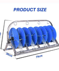 Portable Heavy Duty Four Axis Cable Rack And Wire Dispenser For Auto Shops And Industry DIY Multi Axis Cable Storage And Wiring Harness Organizer