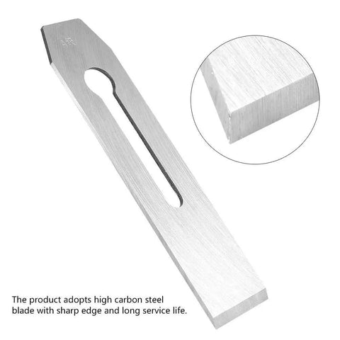 High Quality Bench Plane Blade For Hand Woodworking Projects, Darn Sharp High Carbon Steel Carpenter Replacement Tool with sharp edge.