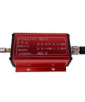 Industrial Eddy Current Displacement Sensor Transmitter And Probe With RS485 Output ML33 in red casing for precise data transmission