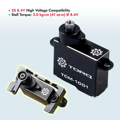 Torq Coreless Micro Servo Upgrade For Losi Micro B And Mini Z RC Cars 1/27 1/28 Scale High Torque 3KG With 0.052s Fast Response