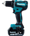 18V LXT Brushless Cordless Half Inch Drill Driver Kit With 3.0Ah Battery, Variable Speed, Two Speed Transmission 0-500 And 0-1900 RPM, Delivers 440 Inch Pounds Max Torque, Your Go To Tool For Drilling And Fastening, Side View