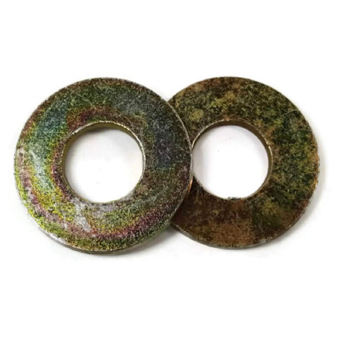 Flat Washers Sae Yellow Zinc Plated Grade Eight Steel Bulk Pack of One Thousand Pieces Featuring Built Like A Tank Durability and Smooth Load Transfer for Real Tough Jobs
