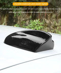 Shark Fin Car Antenna Cover with Adhesive Tape Easy Install Universal Roof Mount Decorative Antenna Cap in black ABS plastic