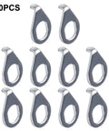 10PCS Durable M8 Steel Washers For E Bike Motor And Bicycle Hub Axle Spacers Electric Bike Hardware Kit With Front And Rear Flat Rings For Scooter Wheel Ride Ready Universal Bike Repair Gear 10 Pack Silver