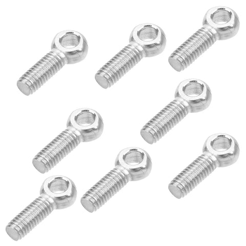 Twenty Piece Set Of Heavy Duty Lifting Eye Bolts Made From 304 Stainless Steel Durable And Corrosion Resistant For Machinery Lifting Accessories Hoists Rigging Indoor Outdoor Use, eight bolts