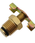 Two Pack One Quarter Inch Brass Air Compressor Drain Valves With Butterfly Disc Style, Pro Grade Heavy Duty, for Air Tanks and Water Tanks