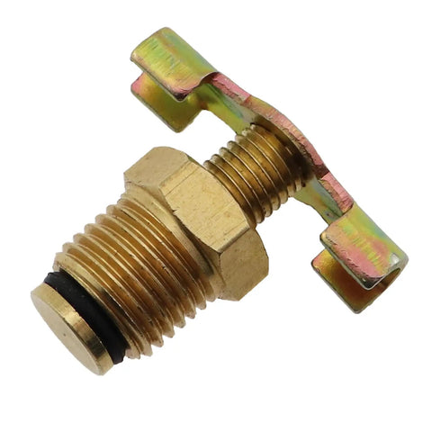 Two Pack One Quarter Inch Brass Air Compressor Drain Valves With Butterfly Disc Style, Pro Grade Heavy Duty, for Air Tanks and Water Tanks