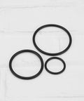 Drive Belt Set For EMCO Unimat 3 And Unimat 4 Lathes Nitrile Rubber Replacement Belts Three Piece Kit Black Belts
