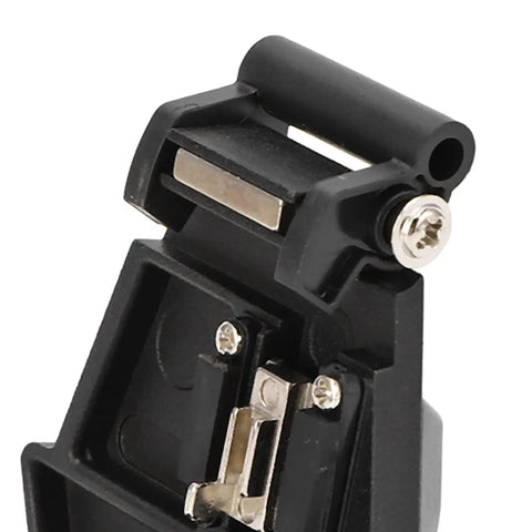 High Precision Fiber Cleaver With Tungsten Steel Vane For Accurate Cold Splicing On Fiber Optic Cables Durable Stainless Steel Construction And Versatile Three In One Fixture Perfect For Tech Pros And Efficient Network Installations You Will Love detailed view showing tungsten cutter mechanism and steel structure.