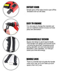 Infographic showing features of All In One 8 Inch Rivet Nut Kit With 8 Mandrels M3 M4 M5 M6 And 1/4-20 10-24 8-32 6-32