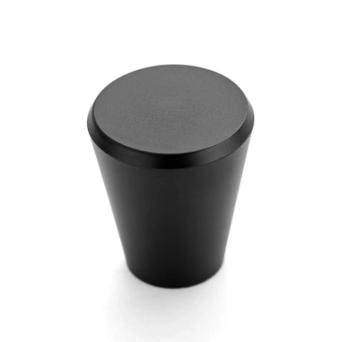 Matte Black Kitchen Cabinet Knobs 10 Pack 3/4 Inch Round Drawer Pulls For Cabinets Dresser And Doors Easy Upgrade For Any Room Euro Style Hardware With Smooth Finish Durable Handles For Daily Use