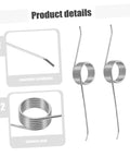 Get Your Trash Can Lid Fixed With This 10pc Torsion Spring Repair Kit For Silent Close And Quick Home Maintenance Without Any Extra Tools Or Mess. stainless steel torsion springs shown in product details for trash can lid repair