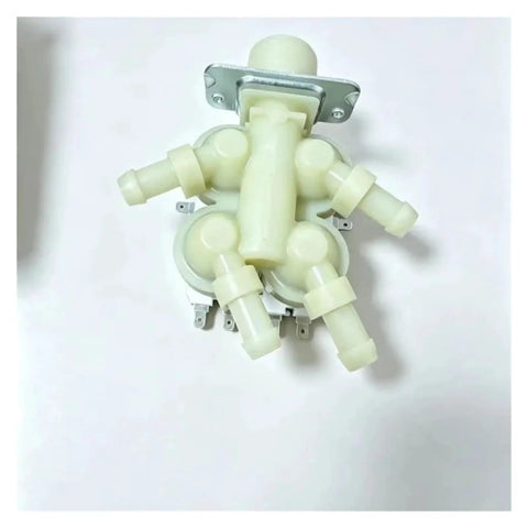 Premium 5220FR2008Y Water Inlet Valve Compatible With Washing Machines DC12V 4-Port Outlet NPT Thread Replacement Part For Smooth Flow And Easy Install
