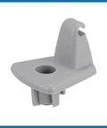Gray Sun Visor Retainer Staples For Dodge Charger Magnum And Chrysler 300 Replacement Kit Two Pack Fits 2005 2006 2007 Models With Part Numbers 1EJ51BD1AA And 1ET511W1AA gray plastic clip close-up